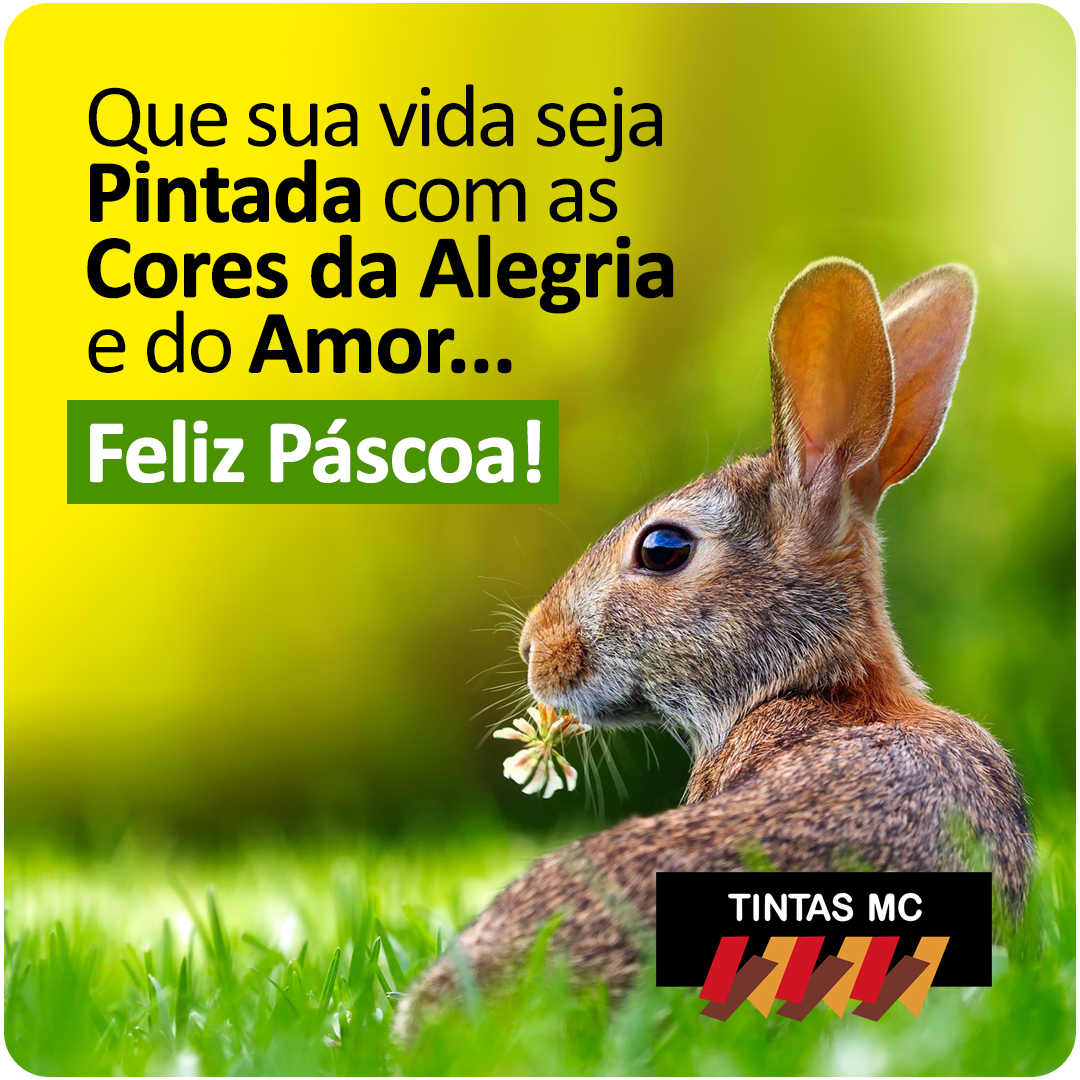 Celebre a Páscoa com Cores Vibrantes - Tintas MC, do amarelo ensolarado ao verde esperança!