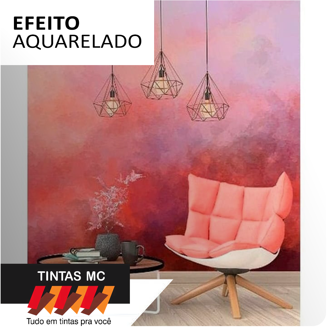 Transforme seus ambientes com o Efeito Aquarelado! - Cores e Artes em seus Ambientes