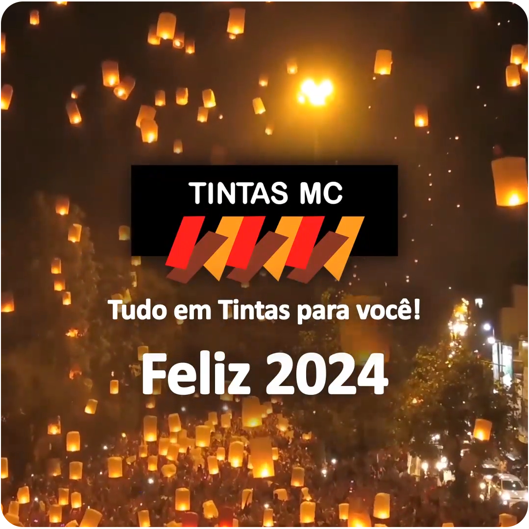 Que 2024 seja cheio de cores e realizações - Agradecemos a sua confiança e parceria neste ano!