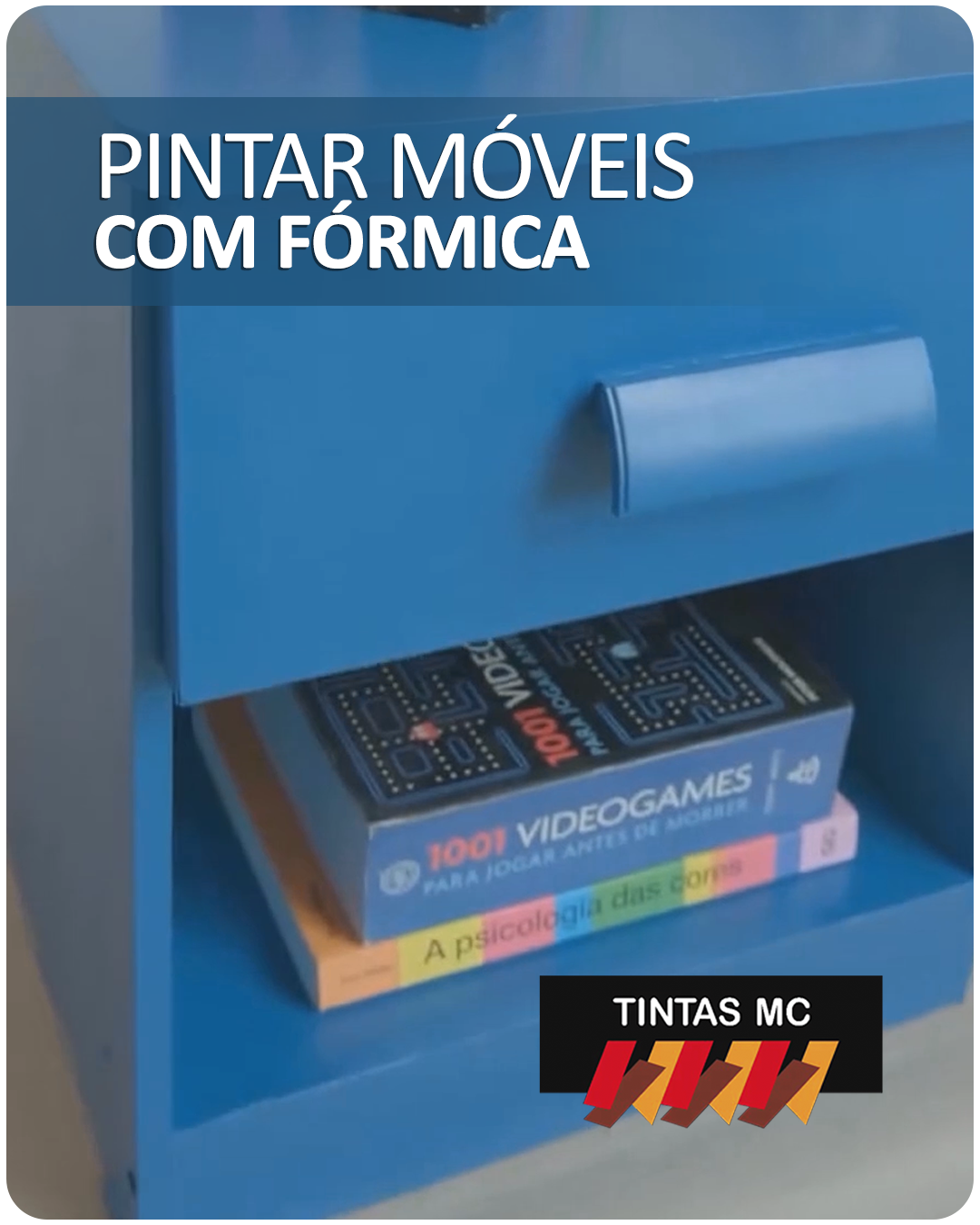 Como pintar móveis com as tintas Suvinil Multissuperfícies - Transforme seu móvel com um toque de Magia Azul