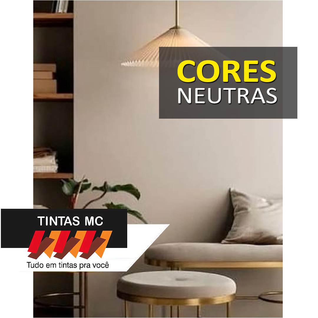 Tintas com Cores Neutras para Pintura de Paredes - Suavidade e Calma para seus Ambientes!