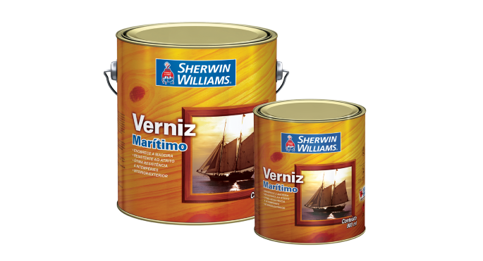 Sherwin-Williams Verniz Martimo - O Verniz Martimo Sherwin-Williams  um produto  base de resina alqudica indicado para realar e enobrecer as superfcies de diversos tipos de madeira.