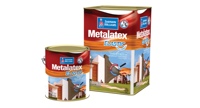 Premium Metalatex Elastic - Metalatex Elastic  uma tinta acrlica elastomrica que repele a gua deixando as paredes novas por muito mais tempo. Oferece alta proteo contra a umidade e as aes do tempo.